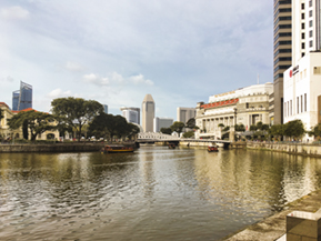 Images of Singapore river walk