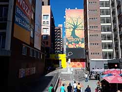 Johanesbourg: the city center.