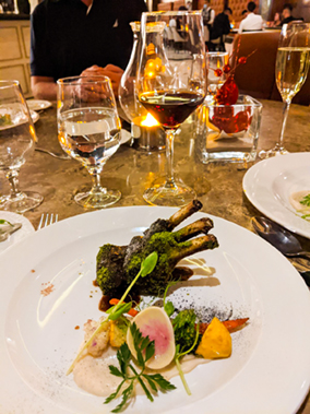 An image of food from La Bastille