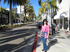 An image from Los Angeles street walk