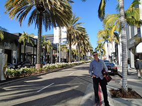 An image from Los Angeles street walk