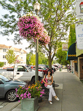 An image from Lake Geneva city center