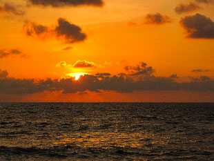 Sunset images from Four Seasons hotel