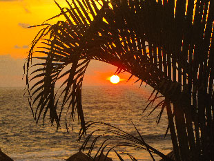 Sunset images from Four Seasons hotel