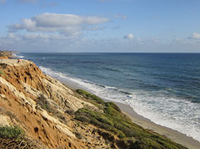 An image from Carlsbad beach